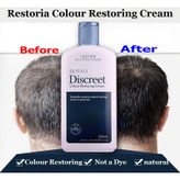 کرم رنگ مو ریستوریا مدل Discreet رنگ مشکی طبیعی حجم 250 میلی لیتر
