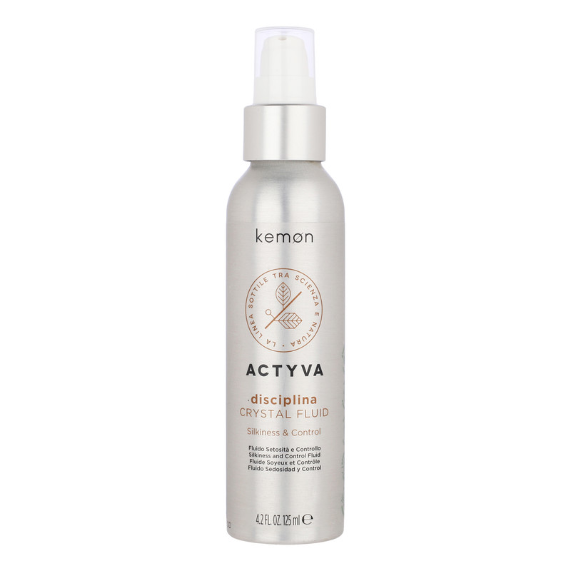 ژل مو کمون مدل actyva disciplina crystal fluid حجم 125 میلیلیتر