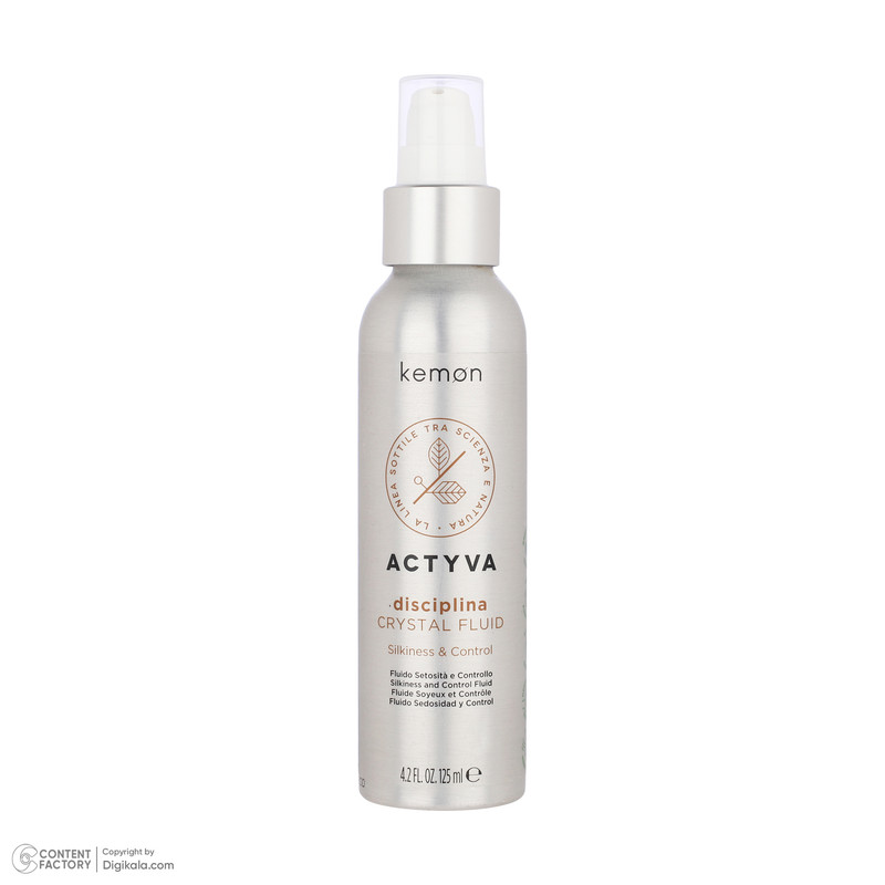ژل مو کمون مدل actyva disciplina crystal fluid حجم 125 میلیلیتر