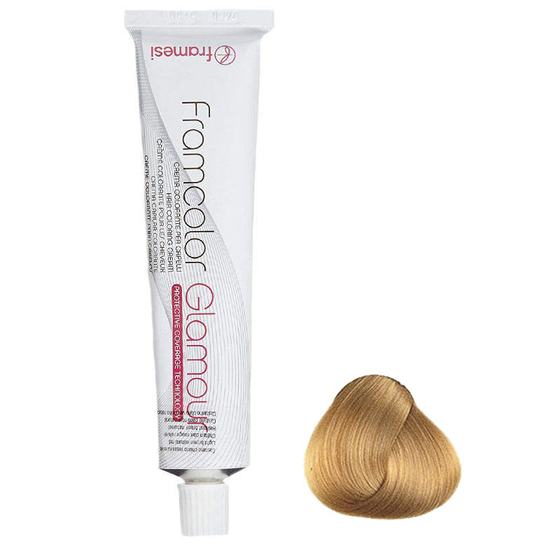 رنگ مو فرامسی مدل glamour شماره 9.33 حجم 100 میلی لیتر رنگ بلوند طلایی خیلی روشن