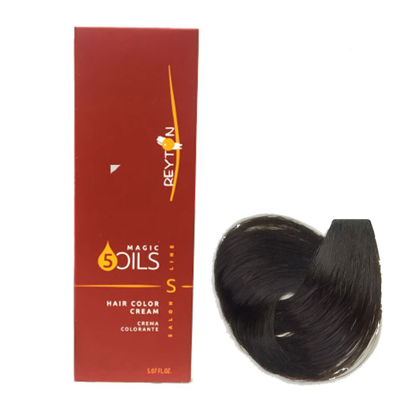 رنگ مو ریتون مدل Salon line شماره 4 طبیعی حجم 150 میلی لیتر