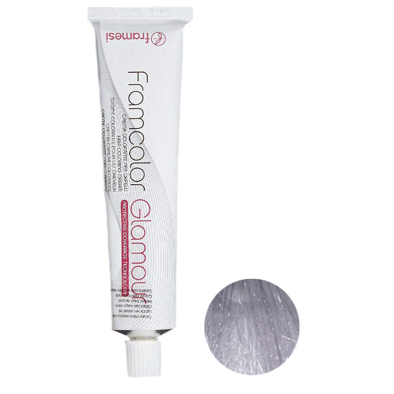 رنگ مو فرامسی مدل glamour شماره 10.16 حجم 100 میلی لیتر رنگ سفید آبی